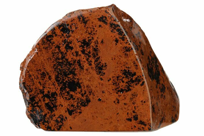 Polished Mahogany Obsidian Section - Mexico #153505